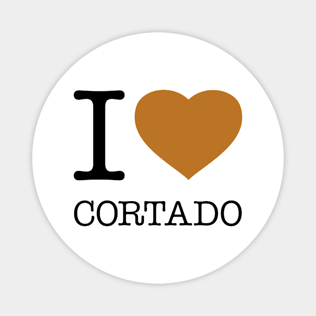 I LOVE CORTADO Magnet by eyesblau